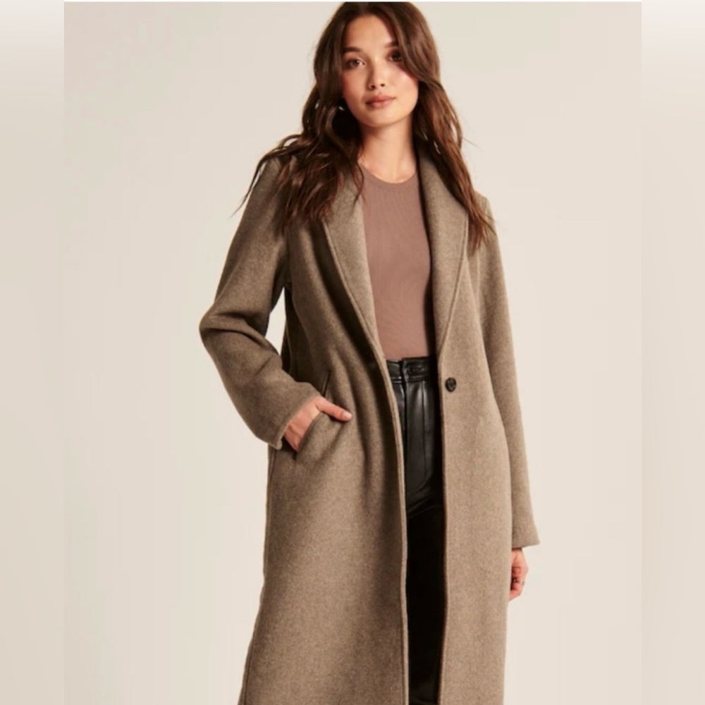 Abercrombie & Fitch Classic Brown Trench Coat